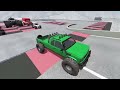 TRANSPORTING PIXAR CARS & FRUITS WITH COLORED & JOHN DEERE vs CLAAS vs TRACTORS - BeamNG.drive #983