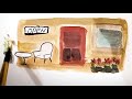 Watercolour painting tutorial ✨️ Restaurant Beginners level painting 🖼