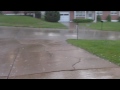 Large Hail, before a wall cloud.