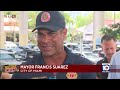 Mayor Francis Suarez hold press conference after massive fire erupts in Miami apartment