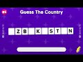 🚩 Can You Guess the Country Without Vowels? 🌎