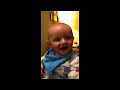 Baby Finmeister laughing at Donald Duck voice