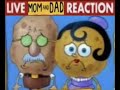 live mom and dad reaction