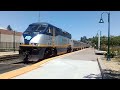 Amtrak 716 @ Martinez feat: the return of the comet cars