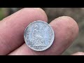 Georgian and scarce SILVER found metal detecting! #metaldetecting #georgian #silver #coin #xpdeusii