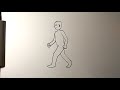 How to draw people walking | EASY TO FOLLOW!