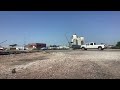 Amtrak 6 arriving and departing Holdrege, Nebraska on July 20, 2022