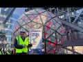 NYC Times Square New Year's Eve 2023 Ball Drop Test