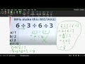 6 ÷ 3 ÷ 6 ÷ 3 = ❓ how to do division and multiplication