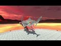 Battle Royale Over Lava - Animal Revolt Battle Simulator