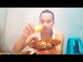 Makan malam  sambel tempe penyet nikmat sekali