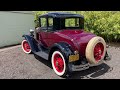 1931 Ford Model A - Cold start & Test drive