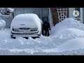 Snow blizzard hits parts of Canada The Telegraph • A terrible snowstorm buried cars & houses