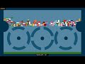 The 99 Times Eliminations - 100 Countries Elimination Marble Race in Algodoo