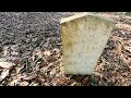 FORGOTTEN GRAVES DISCOVERED IN 167 YEAR OLD GRAVEYARD | OLD RURAL HILL METHODIST CHURCH