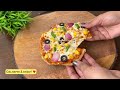 Kulcha Pizza recipe | Quick Pizza recipe | Evening snack recipe | Flavours Of Food