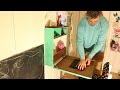 DIY Wall Mounted Folding Table: Murphy Desk Tutorial