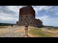 The ruins of Hammershus Castle on Bornholm