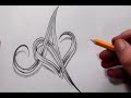 Initial A and Heart Combined Together - Celtic Weave Style - Letter Tattoo Design