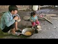 A homeless boy and an abandoned girl picked bamboo shoots to sell | Lý Văn Chiêu