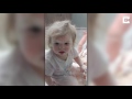 Adorable Toddler Covers Herself In Talc