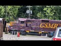 GSMR 4210 at high speed coming back from the Nantahala Gorge.