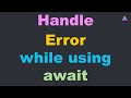 06 Why to use await to convert async call into synchronous | Promise Advanced JS Simplified