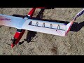 R/C Airplane Emergency Landing: Wing Covering Separation!