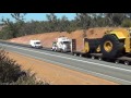 Heavy Haulage - Caterpillar 994H - 190 tonne load being moved