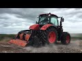 Kubota M7173 Premium Kvt con frantuma sassi da 30 quintali