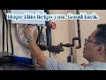 Water heater hose swap