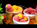 آيس كريم بالفواكه بس بتلات مكونات أسهل وأطيب من هيك مافي 💪 Fruit ice cream