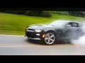 2016 Camaro SS Massive Burnout on the road