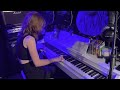 Molly free-styling on piano