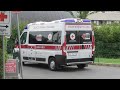 Croce Rossa di San Secondo Parmense in emergenza all'ospedale Maggiore di Parma