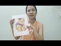 Hand-colored by me! Instructions for coloring a cute and adorable cat