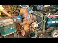 How is a water pump assembled Mahindra 475 Engine Kirloskar Water Pump Commercial Industrial  Diesel