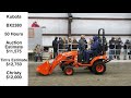 TRACTOR AUCTION! NO BUYERS!? Guess Prices! 39 Compact Tractors! Kubota, New Holland, 8000 hr Deere!