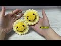 Crochet• Smiley sunflower || （Tutorial） 🌻