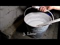 how to make cement using wood ash