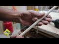 Simplest way to make wooden dowels