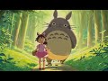 [Relaxing Ghibli] 2 hours of sleep | Work | Study | Chill 🎶 Ghibli Medley Piano ghibli