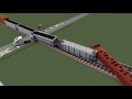 Minecraft Freight Train Crash Collision Derailment Animation