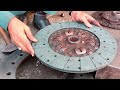 90 Year Old Man Repair Clutch Plate | Amazing Restoration Old Truck Clutch Plate |#restoration