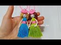 It's so Beautiful !! Superb Craft Idea with Embroidery Floss - DIY Easy Embroidery Floss Dolls