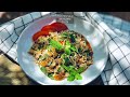 Vegan Tofu Salad with Easy Soy Sauce Dressing