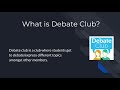 Alliance Academy Debate Club Promotional Video