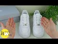 HOW TO BAR LACE NIKE AIR FORCE 1s (EASY Way)