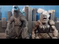 Godzilla & Kong vs Hedorah (epic battle stop motion)