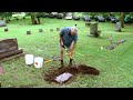 Local Cemetery Conservation:  Re-setting and edging in-ground footstones